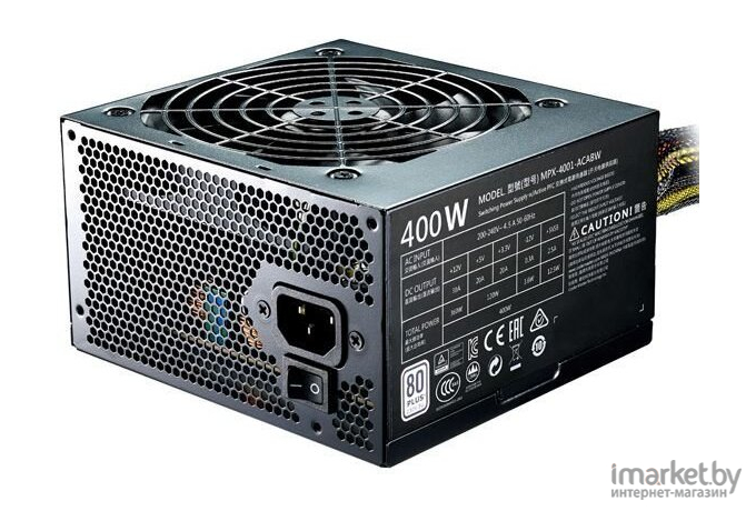 Блок питания Cooler Master MasterWatt Lite 230V 400W [MPX-4001-ACABW-ES]