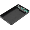 Бокс для жесткого диска AgeStar Внешний 2.5 HDD Gembird [EE2-U2S-40P] SATA-->USB2.0; Пластик Black
