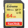 Карта памяти SanDisk Extreme SDXC Card 64GB 150MB/s V30 UHS-I U3 [SDSDXV6-064G-GNCIN]