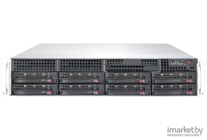 Материнская плата Supermicro Barebone 2U/MB X11DDW-L/2xCPU LGA 3647/12x slots to 1.5TB/8x3.5" SAS/SATA HS/2x 1GbE LAN/2xDOM/M.2/1000W Redundant OK [SYS-6029P-WTR]