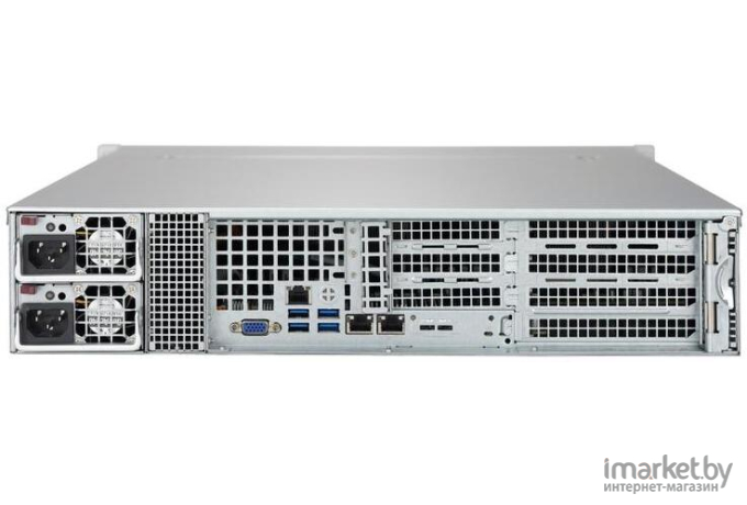 Материнская плата Supermicro Barebone 2U/MB X11DDW-L/2xCPU LGA 3647/12x slots to 1.5TB/8x3.5" SAS/SATA HS/2x 1GbE LAN/2xDOM/M.2/1000W Redundant OK [SYS-6029P-WTR]