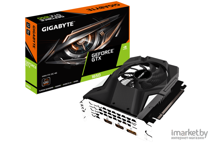 Видеокарта Gigabyte GeForce GTX 1650 4Gb [GV-N1650IXOC-4GD]