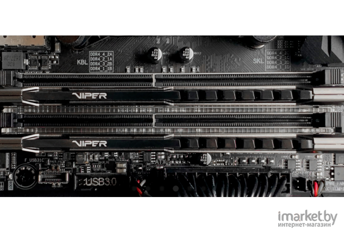 Оперативная память Patriot 16Gb DDR4 3200MHz Viper Steel 2x8Gb Kit [PVS416G320C6K]