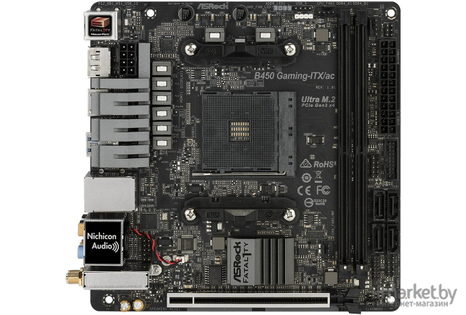 Материнская плата ASRock B450 Gaming-ITX/ac