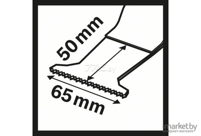 Полотно для пилы Bosch BIM PAII 65 APB Wood and Metal погружное [2.609.256.D56]