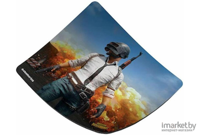 Коврик для мыши SteelSeries QcK+ PUBG Erangel Edition рисунок [63807]