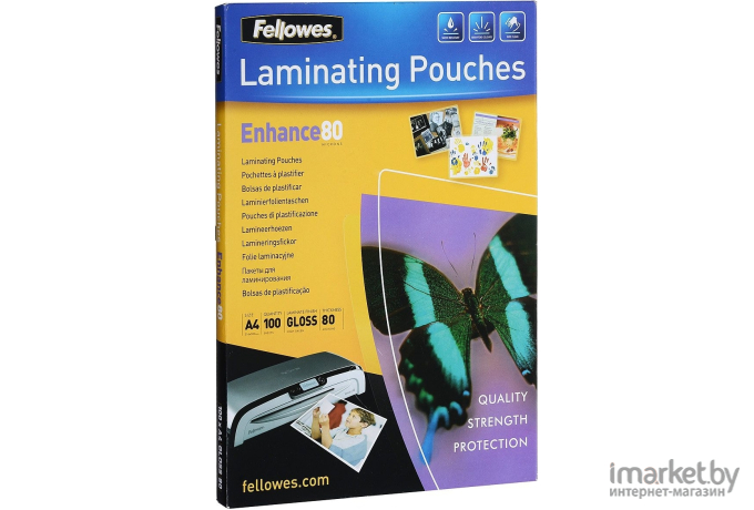 Пленка для ламинирования Fellowes FS-53061 80 мкм 100шт глянцевая