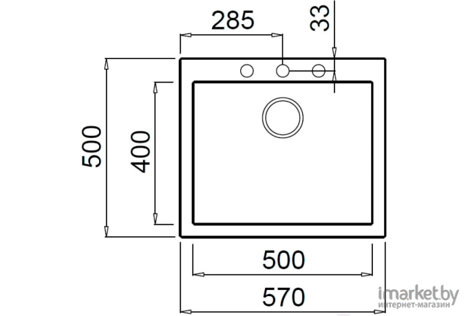 Кухонная мойка Elleci Quadra 105 M79 Aluminium [LMQ10579]