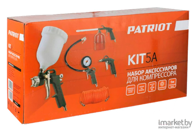 Наборы пневмоинструмента Patriot KIT 5А