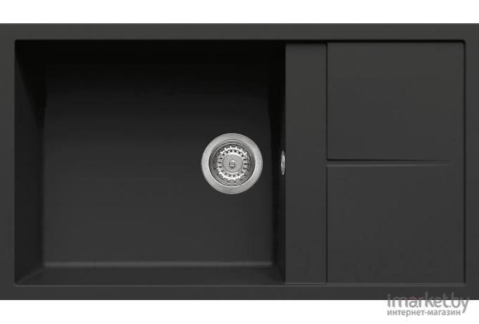 Кухонная мойка Elleci Unico 410 G40 Full Black [LGU41040]