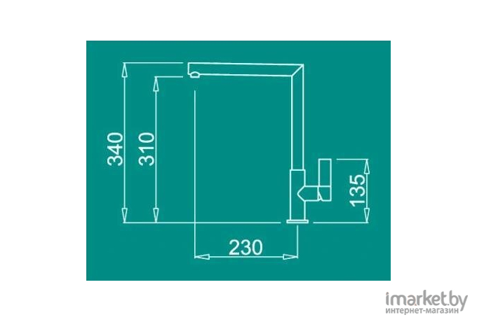 Смеситель Elleci Ares G43 Tortora [MGKARE43]