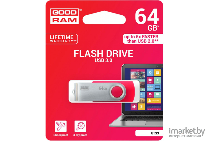 Usb flash GOODRAM UTS3 64GB [UTS3-0640R0R11]