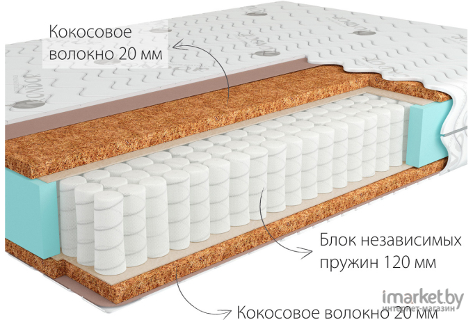 Матрас Kondor Solid-2 Hard 90x200x20