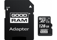 Карта памяти GOODRAM 128GB microSD Class 10 UHS I + adapter [M1AA-1280R12]