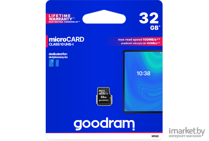 Карта памяти GOODRAM M1A0 microSDHC M1A0-0320R12 32GB