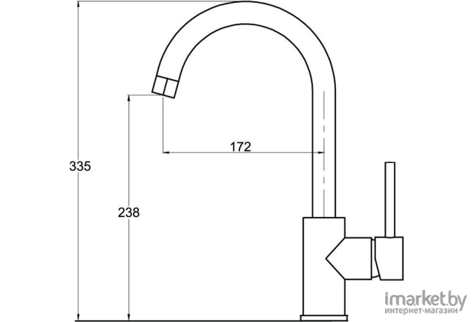 Смеситель Aquasanita Sabia 5523 002 Nickel