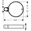 Мыльница Hansgrohe Croma 28678000