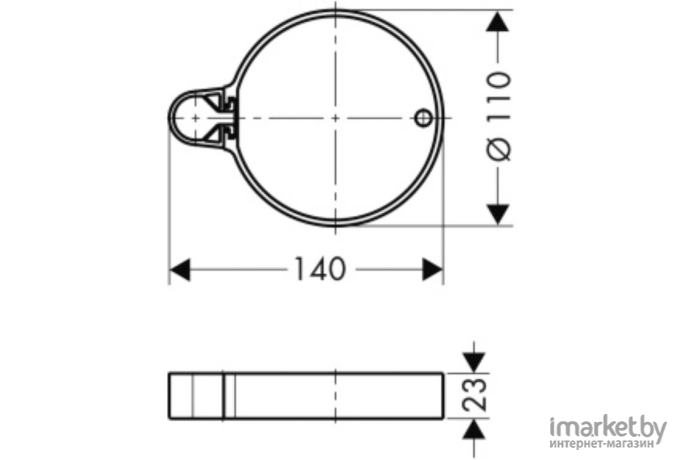 Мыльница Hansgrohe Croma 28678000