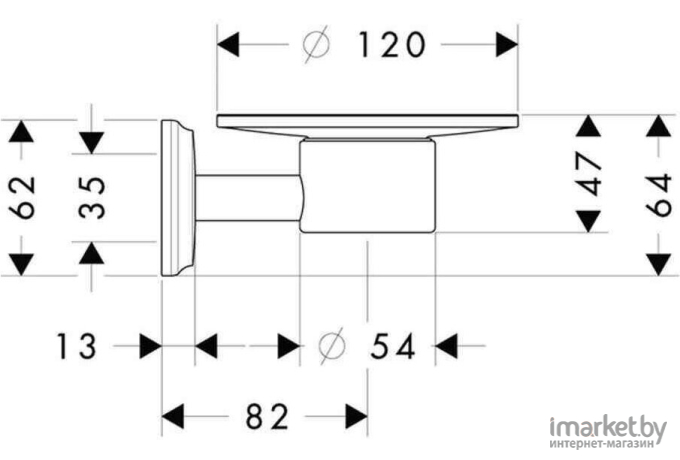 Мыльница Hansgrohe Logis 40515000