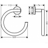 Держатель полотенца Hansgrohe Logis Universal 41724000