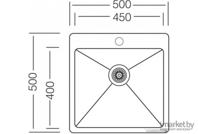 Кухонная мойка ZorG ZRE 5050