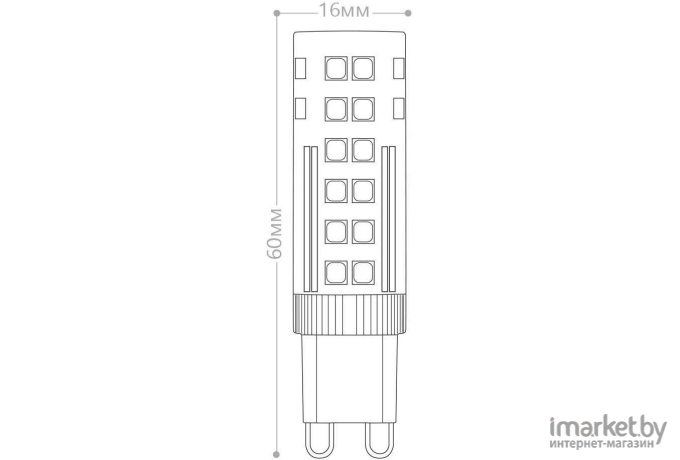 Лампочка Feron LB-433 G9 7 Вт 6400 К [25768]