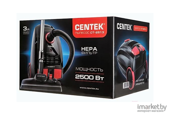 Пылесос CENTEK CT-2513 черный