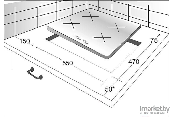 Варочная панель Exiteq PF-640 STGW-E/A