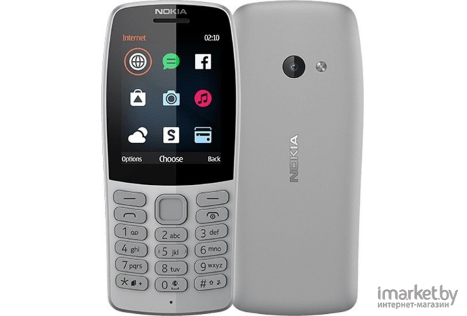 Мобильный телефон Nokia 210 DS TA-1139 GREY [16OTRD01A03]