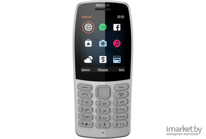 Мобильный телефон Nokia 210 DS TA-1139 GREY [16OTRD01A03]