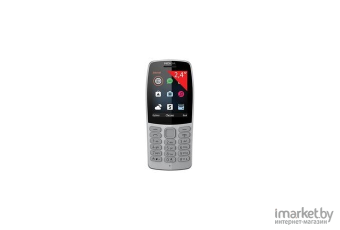 Мобильный телефон Nokia 210 DS TA-1139 GREY [16OTRD01A03]