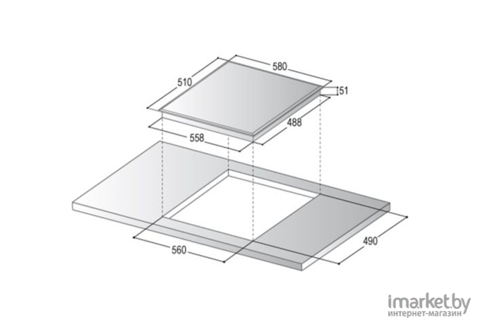 Варочная панель Korting HI 62022 B