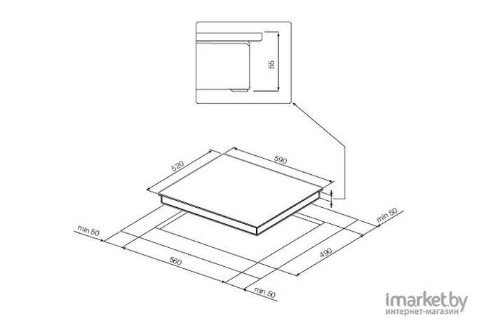 Варочная панель Graude IK 60.2 B