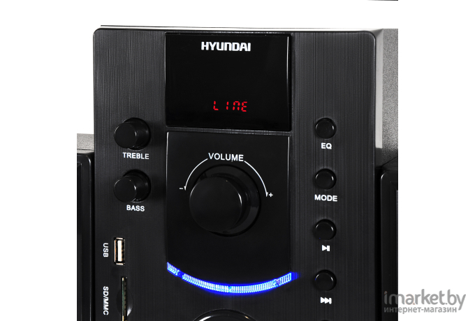 Мультимедиа акустика Hyundai H-HA200 черный