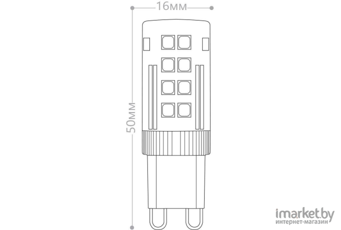 Лампочка Feron G9 5W 4000K LB-432 светодиодная [25770]