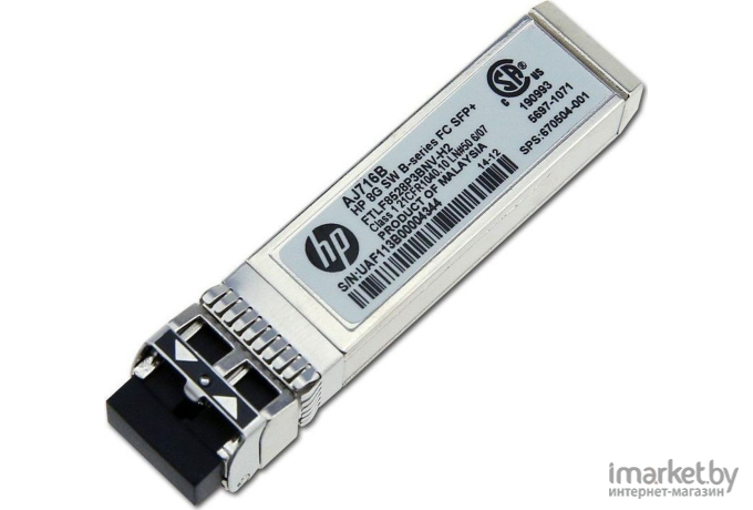  HP HPE 8Gb Shortwave B-series Fibre Channel 1 Pack SFP+ Transceiver OK [AJ716B]