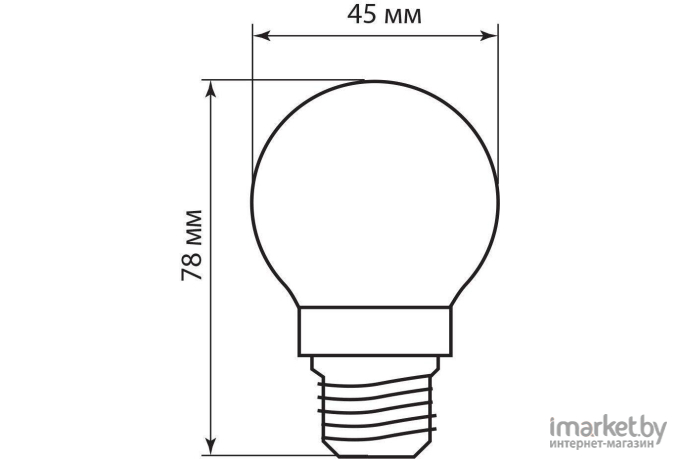 Лампочка Feron 5W 230V E27 4000K LB-61 [25582]