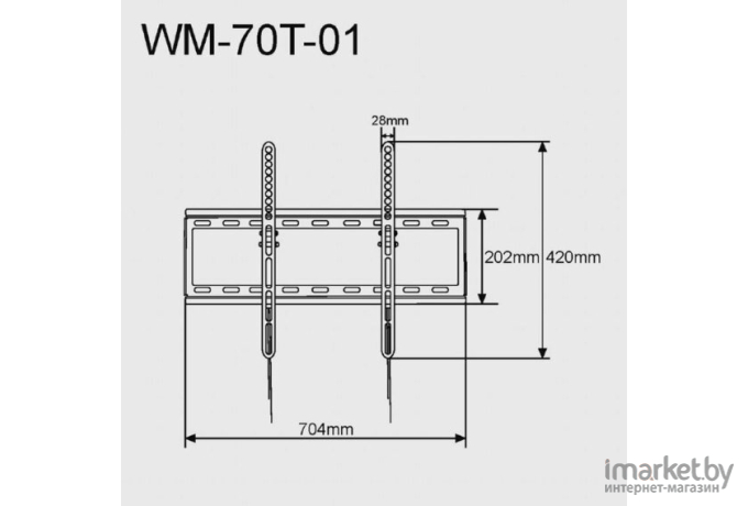 Кронштейн Gembird WM-70T-01