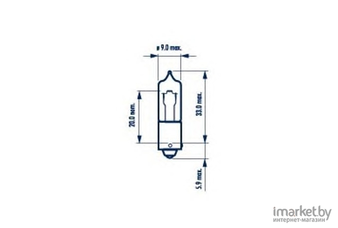 Автомобильная лампа Narva H21W 10шт [68191]