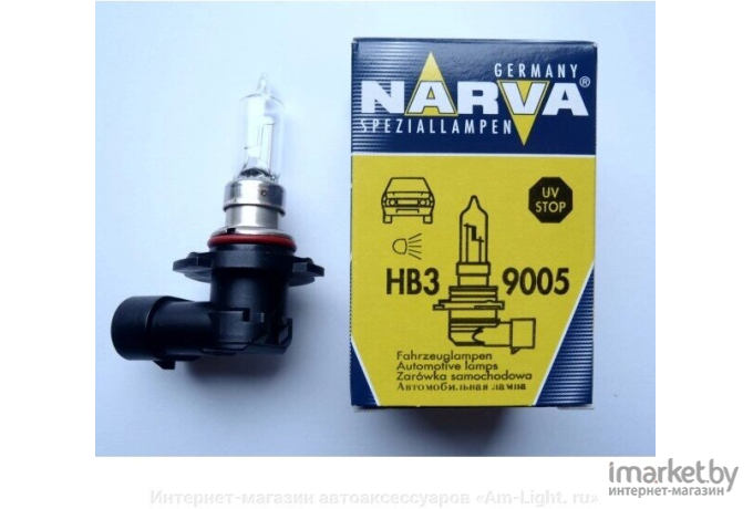 Автомобильная лампа Narva HB3 1шт [48005]