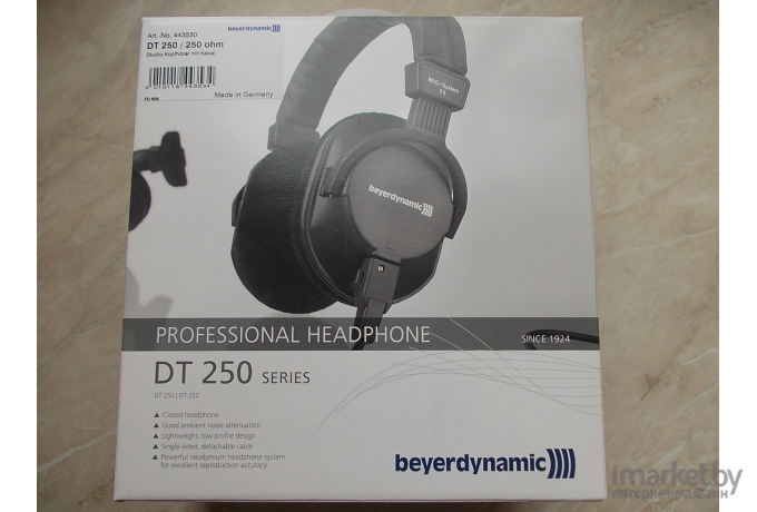 Наушники Beyerdynamic DT 250 250 Ohm черный