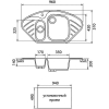 Кухонная мойка GranFest Corner GF-C960E серый
