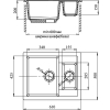 Кухонная мойка GranFest Quadro GF-Q610K терракотовый