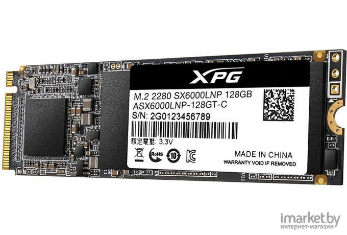 SSD диск A-Data XPG SX6000 Lite 128GB (ASX6000LNP-128GT-C)