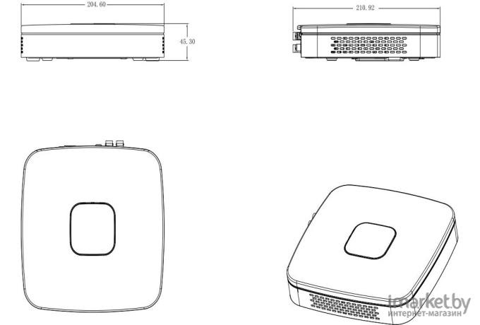 Видеорегистратор наблюдения Dahua DH-XVR4104C-X1