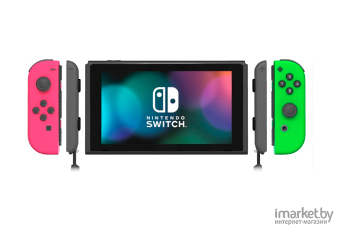 Геймпад Nintendo Switch Joy-Con набор 2 контроллера неоновый зеленый/неоновый розовый