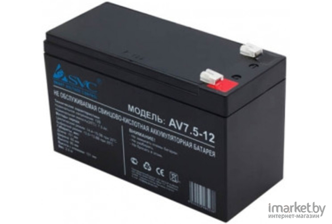 Аккумулятор для ИБП SVC AV7.5-12 7.5Ah/12V
