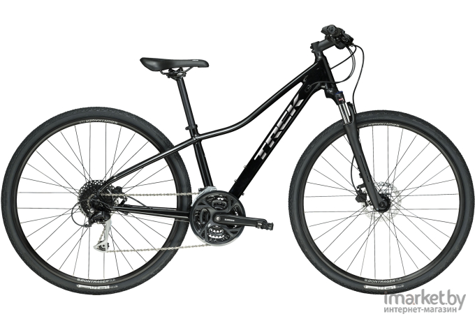 Велосипед Trek Dual Sport 3 Womens 2019 16 дюймов черный