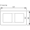 Рамка Legrand для Valena Life 754092 лазурь