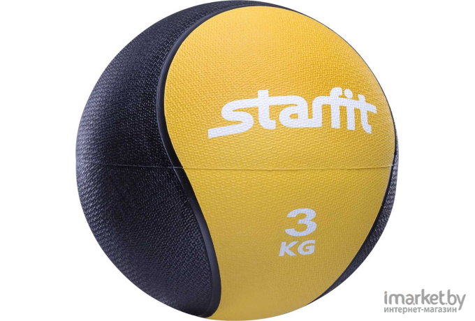 Медицинбол Starfit Pro GB-702 3кг желтый